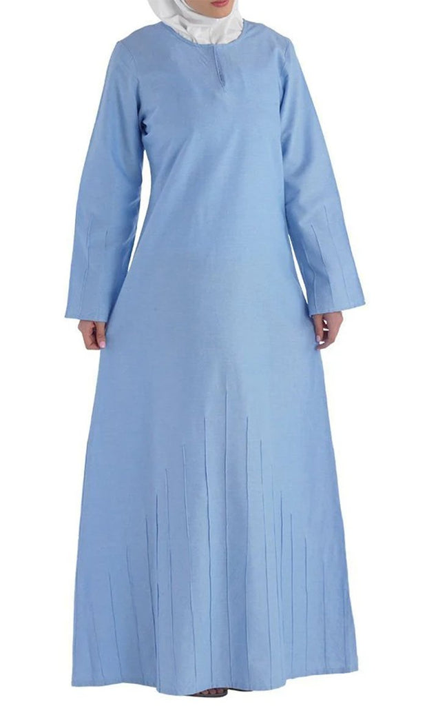 Young Girls Chambray Baha Abaya - EastEssence.com