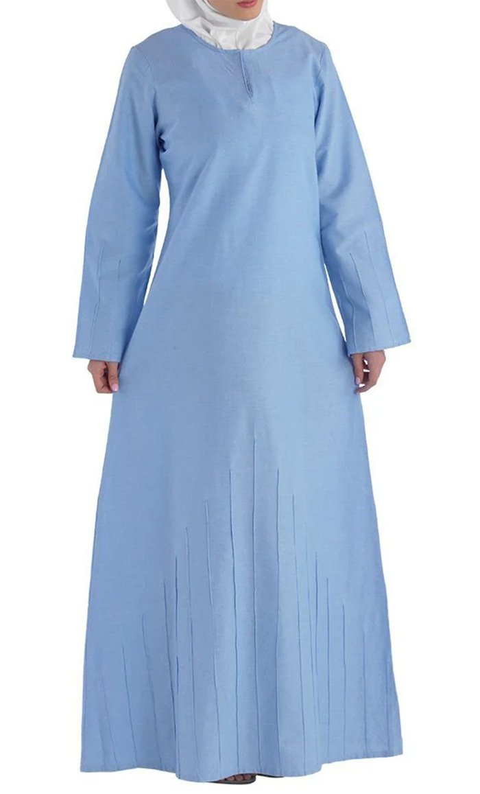 Young Girls Chambray Baha Abaya - Final Sale - EastEssence.com