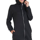 Zipper Front Extra Long Length Hoodie Sweatshirt - EastEssence.com