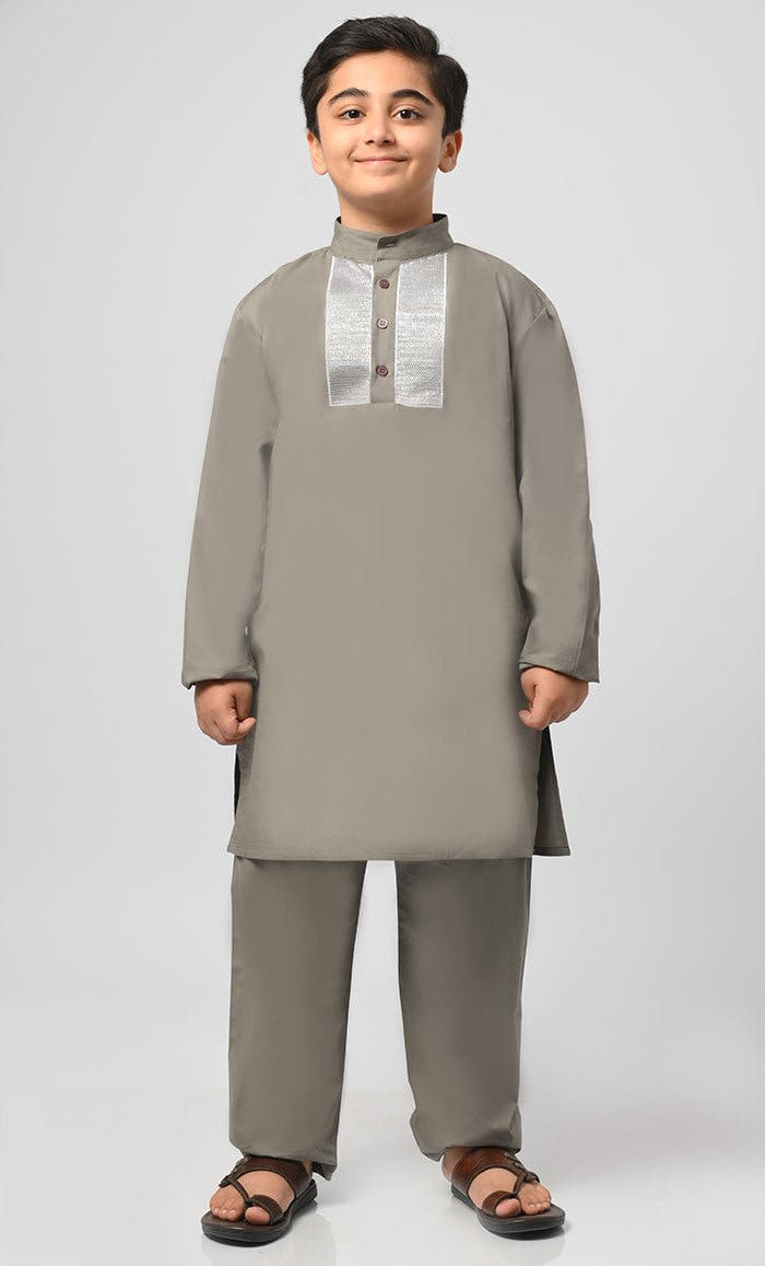 Abdullah Ensemble de pyjama Kurta pour garçon musulman