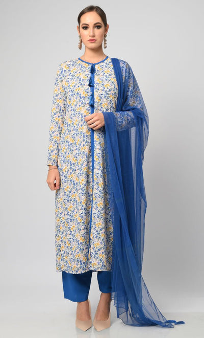 African Floral Printed Salwar Kameez