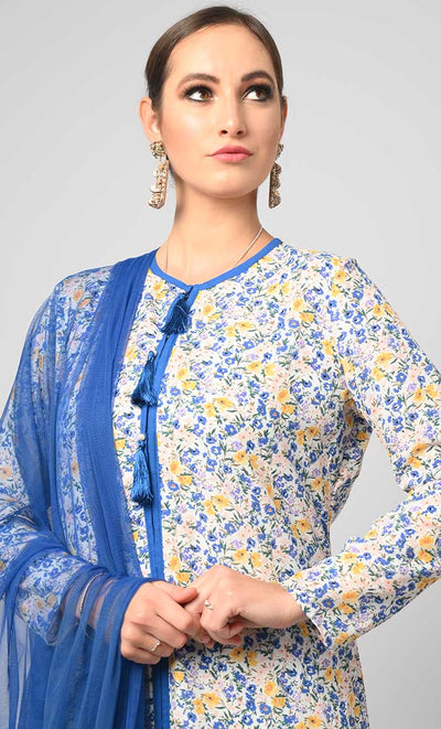 African Floral Printed Salwar Kameez
