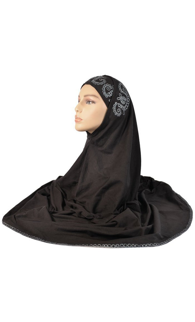 Al-Amairah Embroidered Hijab Stole - EastEssence.com