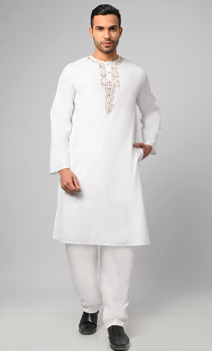Aleem Modest Muslim Mens Embroidered
