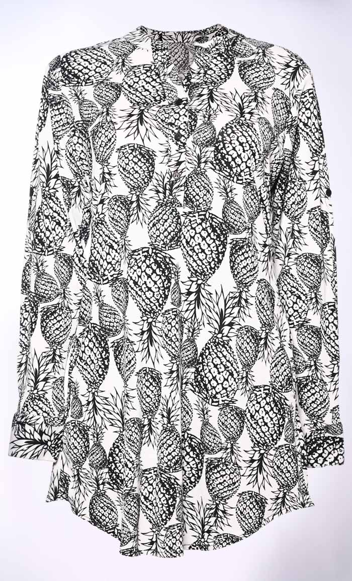 Aloha Pineapple Printed Tunic - EastEssence.com