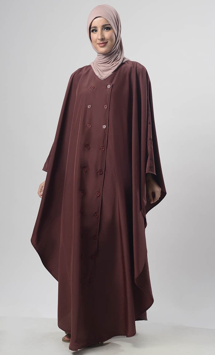 Amazing Buttons Detailing Kaftan Dress - EastEssence.com