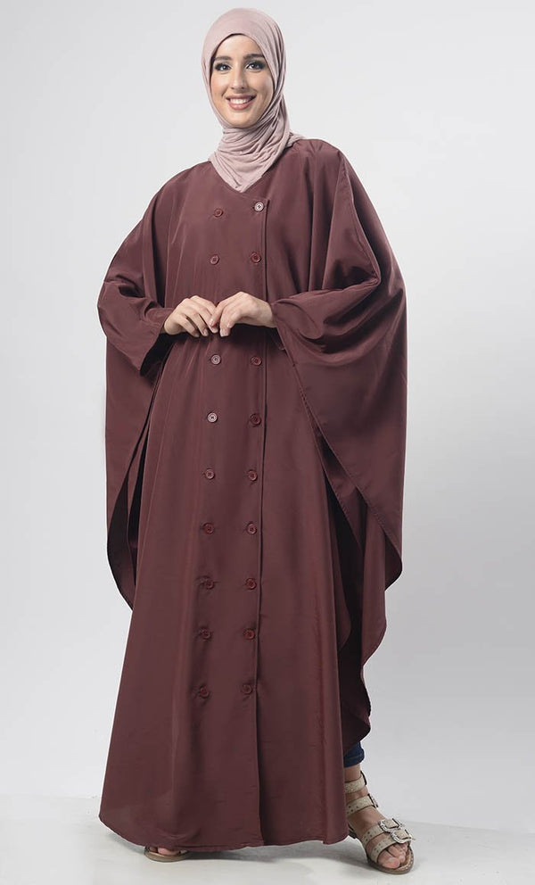 Amazing Buttons Detailing Kaftan Dress - EastEssence.com