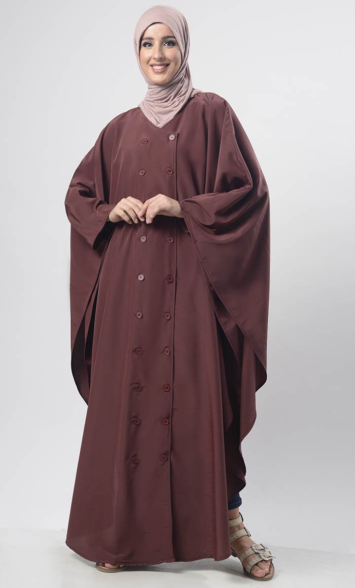 Amazing Buttons Detailing Kaftan Dress - EastEssence.com