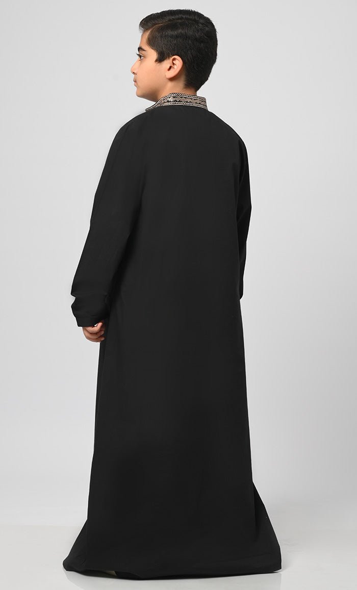 Arabic Boys Muslim Thread Embroidered