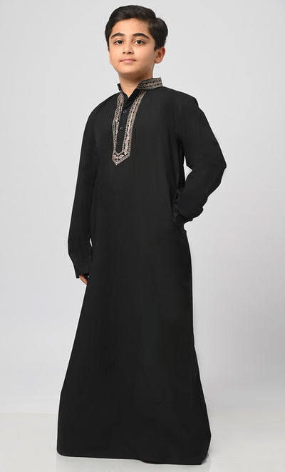 Arabic Boys Muslim Thread Embroidered