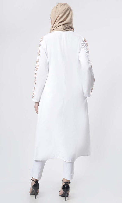 Astonishing Geometric Embroidered Tunic - EastEssence.com