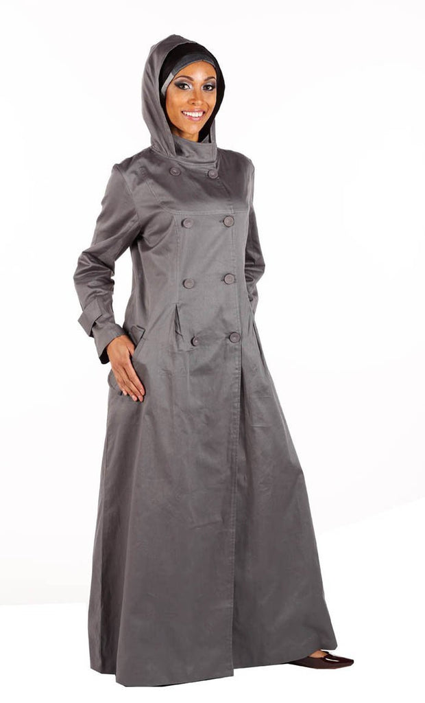 Basic and casual wear hoodie jacket style abaya dress - EastEssence.com