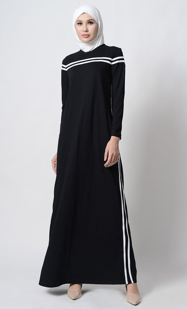 Basic Everyday Wear Abaya Dress - EastEssence.com