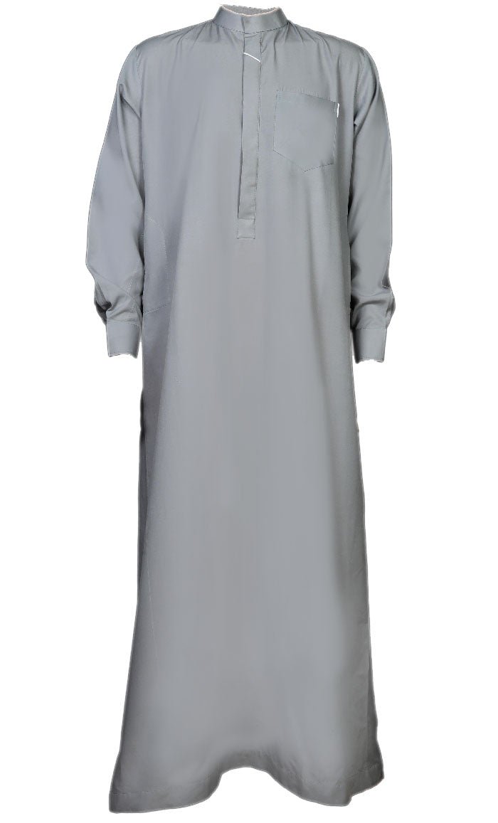 Basic Everydaywear Thobe For Men With Pockets