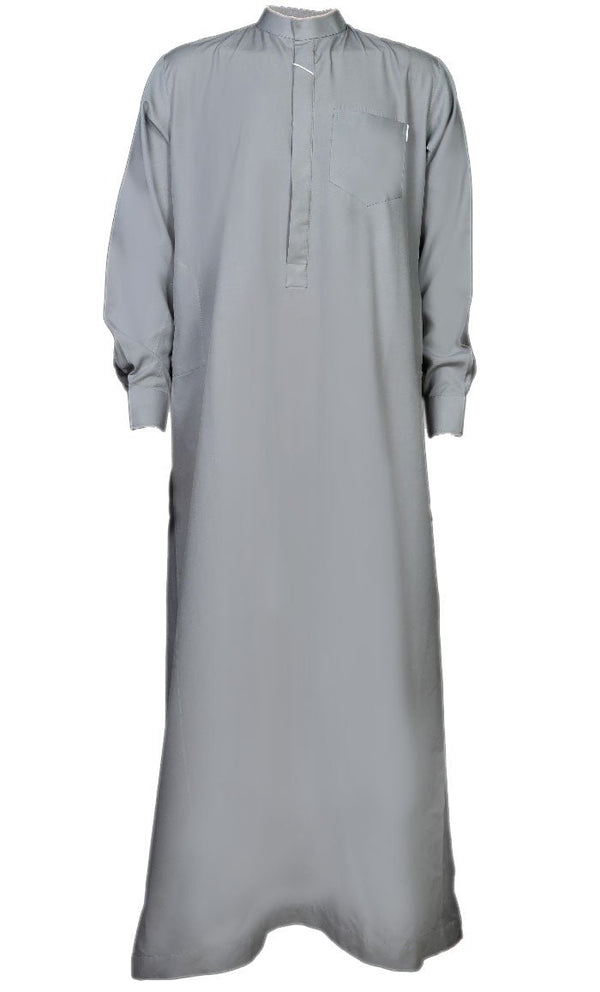 Basic Everydaywear Thobe For Men With Pockets