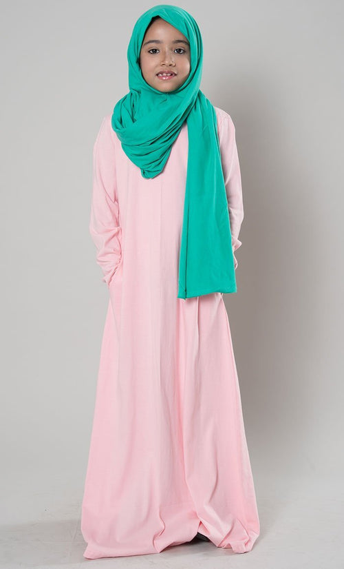 Basic Jersey Abaya Dress - Women 3XL [+$ 3.99] / 58 [+$ 4.99]