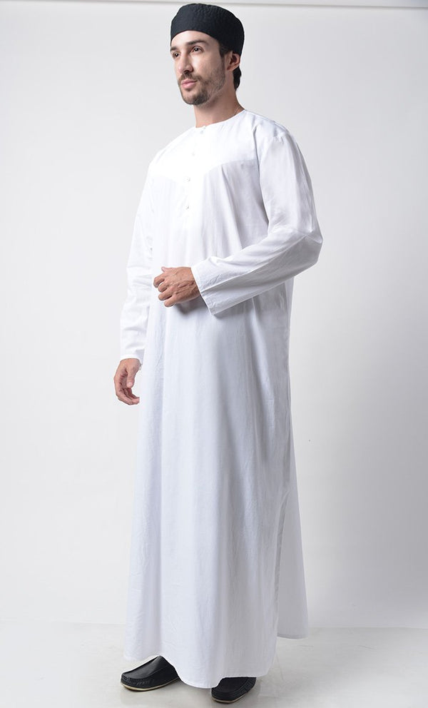 Basic Men's Front Button Detail Thobe