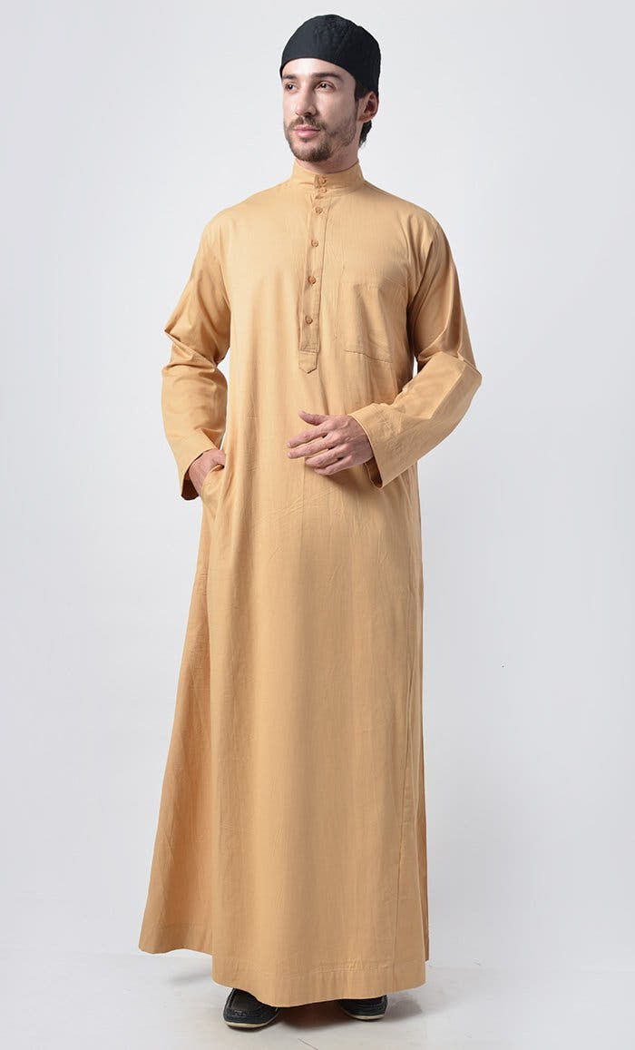 Thobe traditionnel pour homme basique