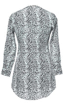Basic Slip On Button Front Tunic With Pockets - EastEssence.com