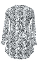 Basic Slip On Button Front Tunic With Pockets - EastEssence.com