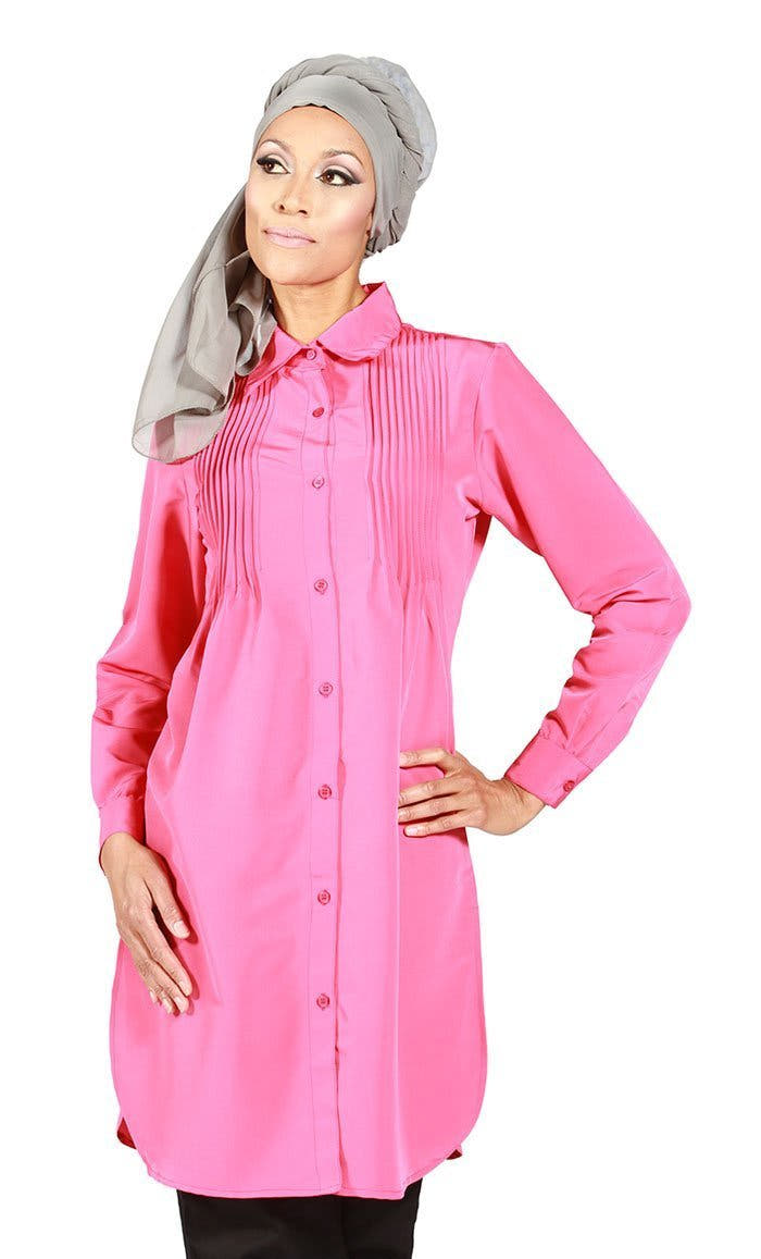 Chemise plissée Basilie