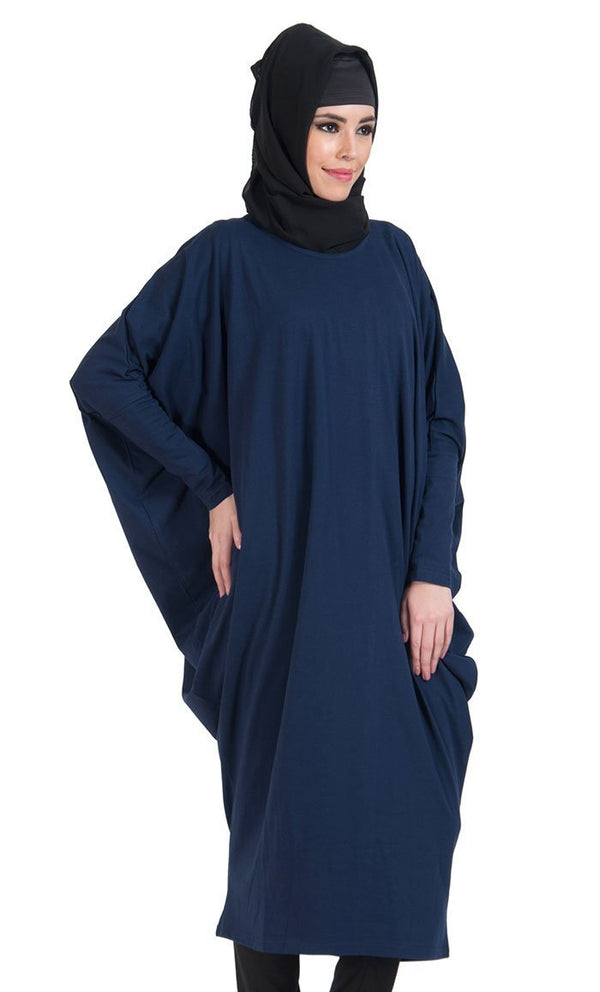 Batwing Extra Long Basic Tunic - EastEssence.com