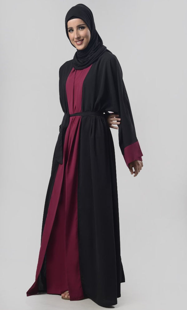 Beautiful Contrast Detailing Shrug - EastEssence.com