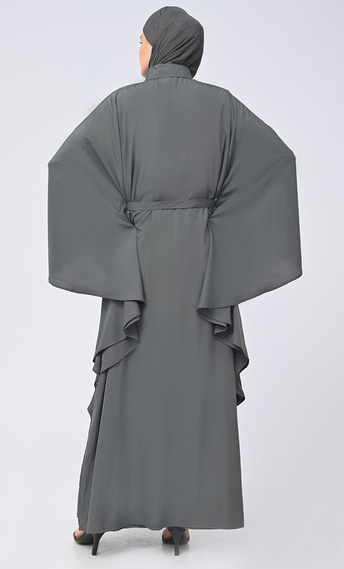 Button Down Kaftan Abaya