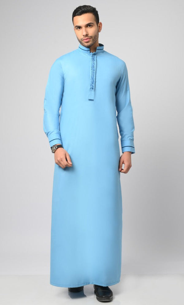 Blue Formal Modern Thobe / Jubba
