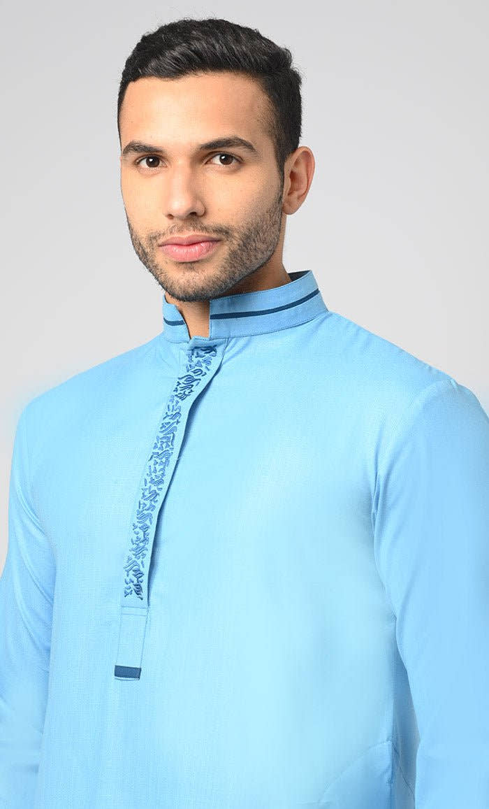 Blue Formal Modern Thobe / Jubba
