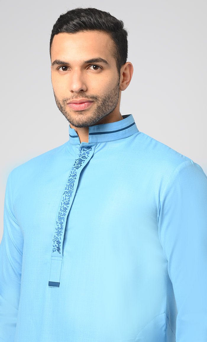 Blue Formal Modern Thobe / Jubba