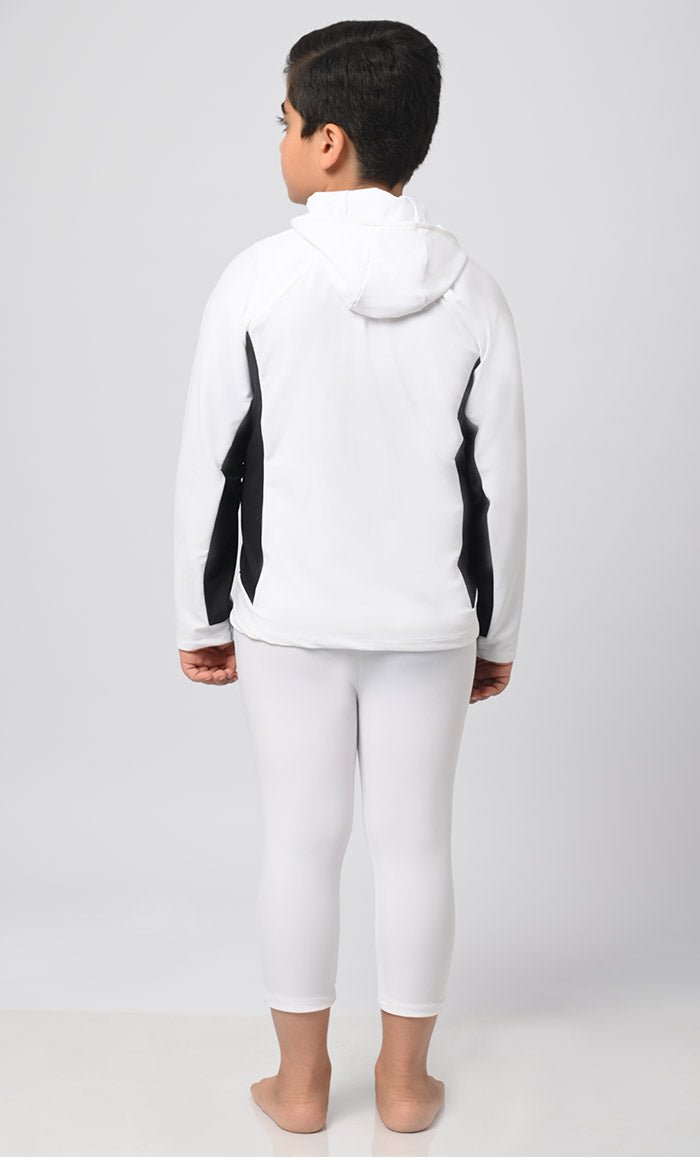 Boy's Contrasted Swimwear - 2Pc Set - EastEssence.com