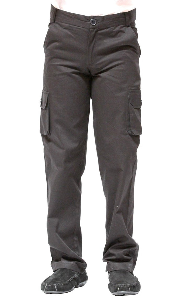 Boys Cotton Utility Uniform Pants - EastEssence.com