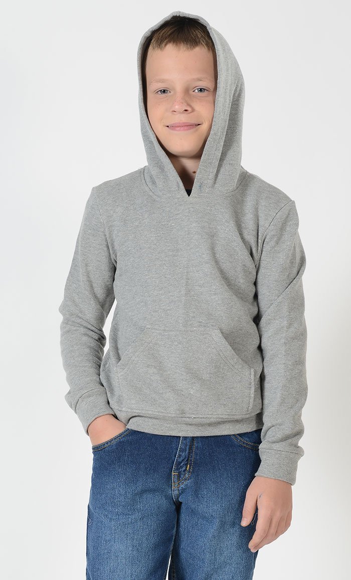 Boys Grey Hooded Sweatshirt - EastEssence.com