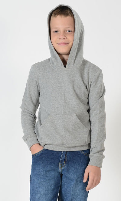 Boys Grey Hooded Sweatshirt - EastEssence.com