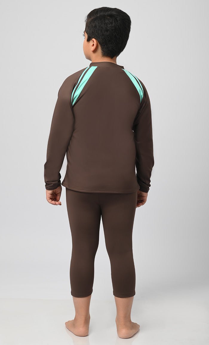 Boy's Uvrays Protected Swimsuit - 2Pc Set - EastEssence.com