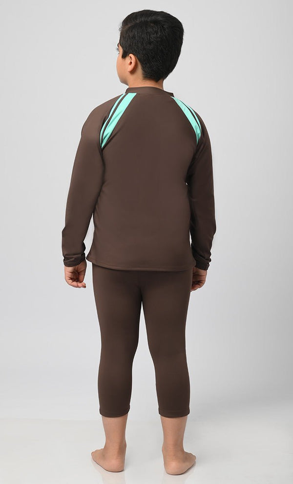 Boy's Uvrays Protected Swimsuit - 2Pc Set - EastEssence.com