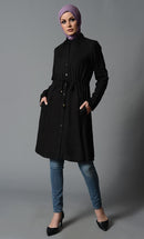 Button Down Long Rayon Shirt - EastEssence.com