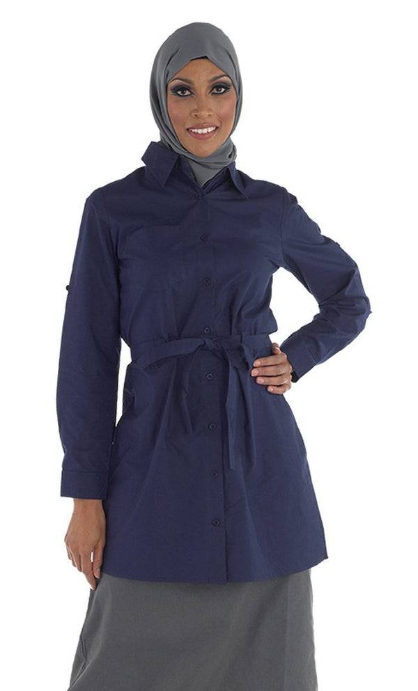 Button Down Uniform Tunic - EastEssence.com