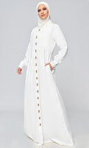 Buy Cotton Twill Button Down Abaya