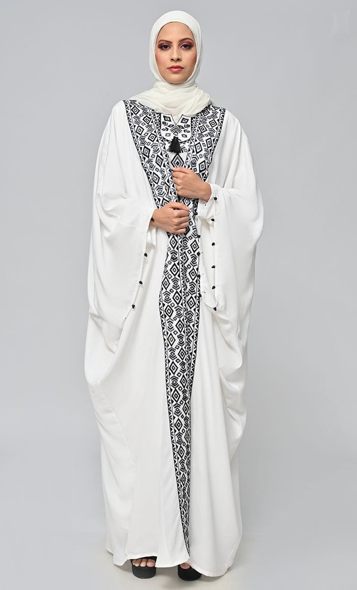 Buy Islamic Black Embellished Embroidery 3Pc Set - EastEssence.com