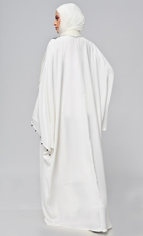 Buy Islamic Black Embellished Embroidery 3Pc Set - EastEssence.com