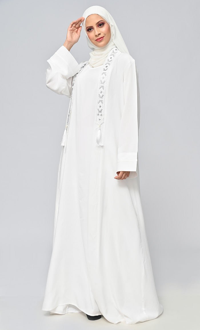 Buy Islamic Front Embroidered Detailing 2Pc Set