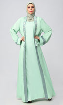 Buy Islamic Front Embroidered Detailing 2PC Set - EastEssence.com