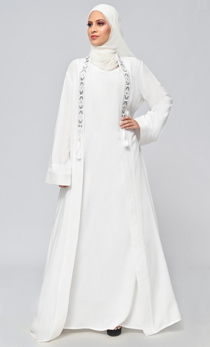 Buy Islamic Front Embroidered Detailing 2Pc Set