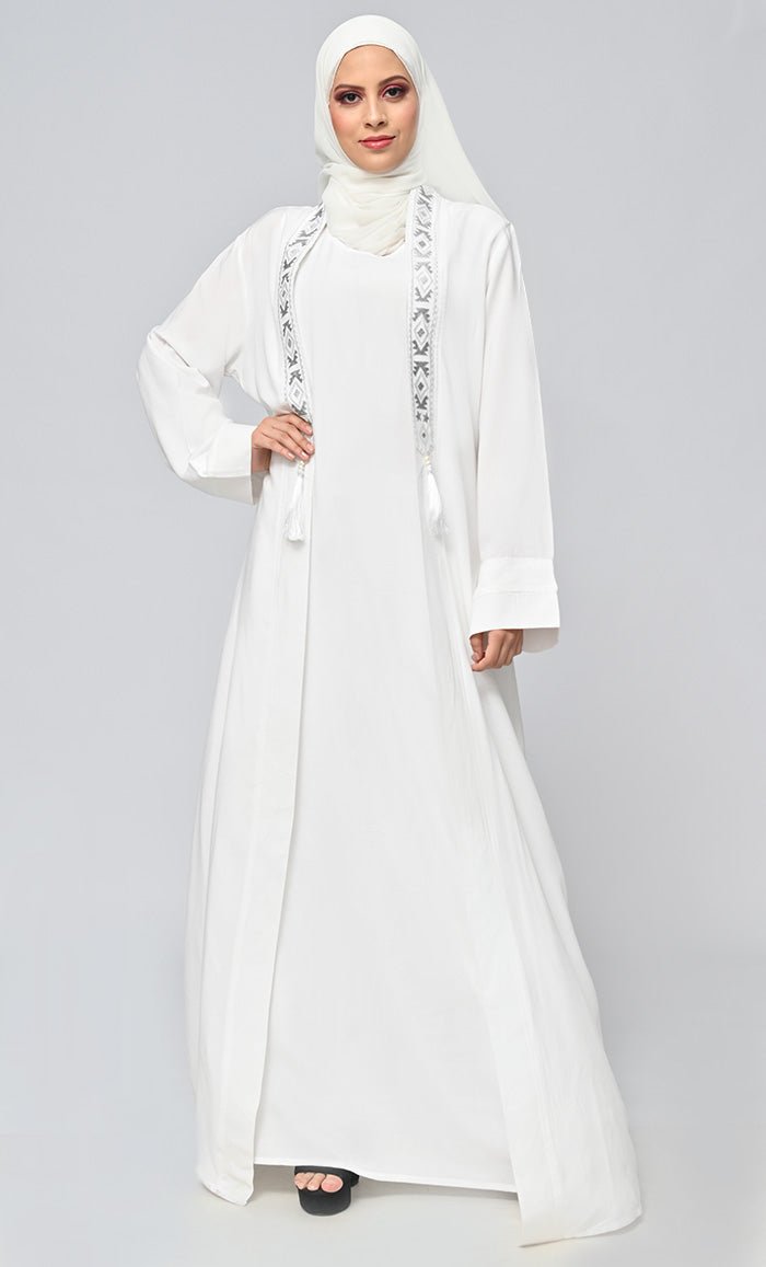 Buy Islamic Front Embroidered Detailing 2Pc Set