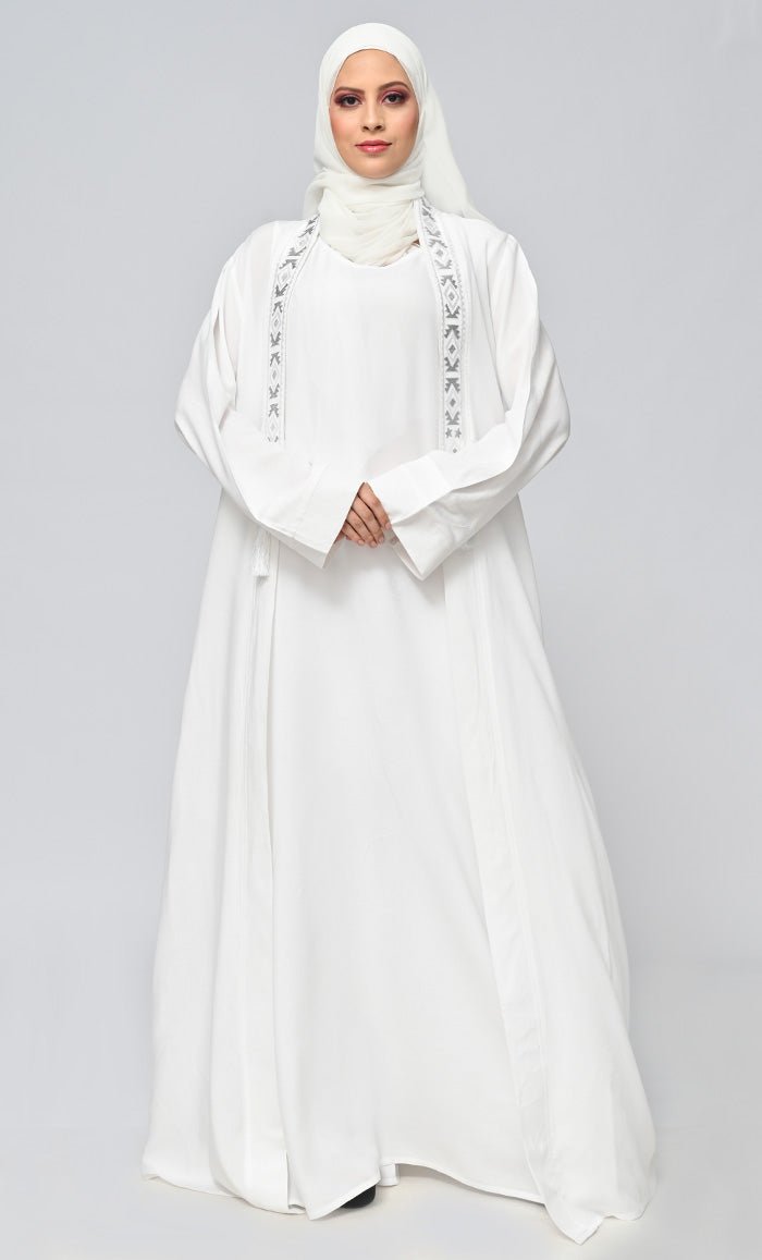 Buy Islamic Front Embroidered Detailing 2Pc Set