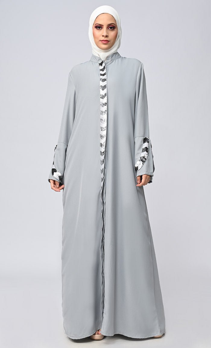 Buy Islamic Sequins Detailing Abaya - EastEssence.com