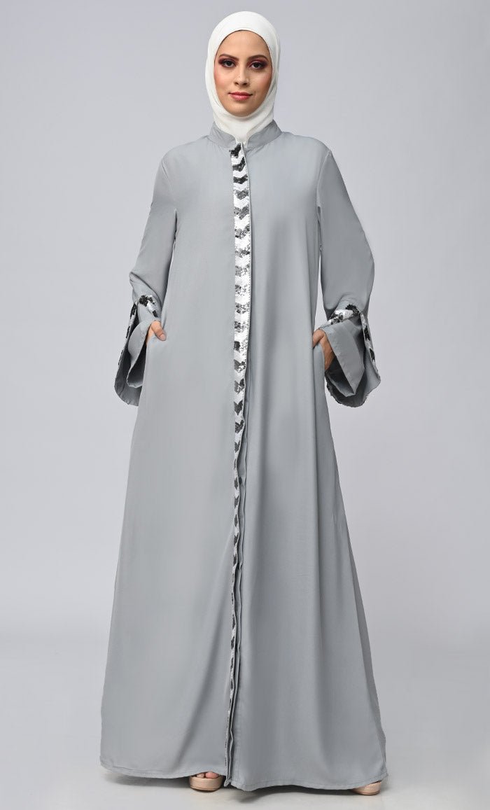 Buy Islamic Sequins Detailing Abaya - EastEssence.com