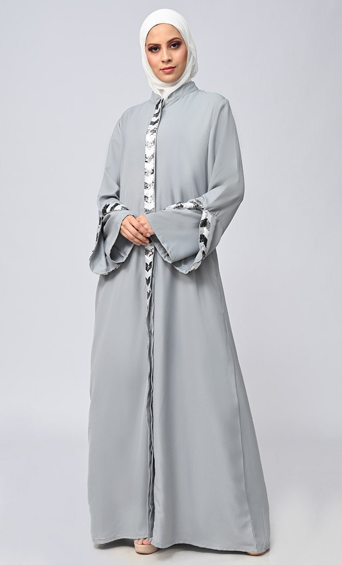 Buy Islamic Sequins Detailing Abaya - EastEssence.com